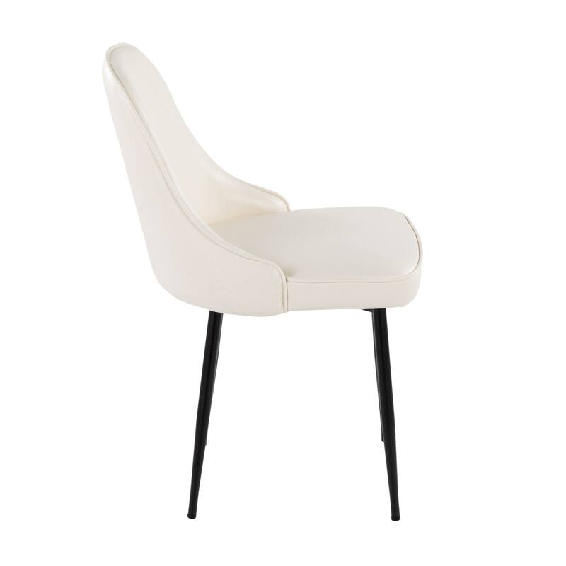 Silver Orchid Naldi Faux Leather Dining Chair - Set of 2