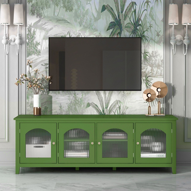 71 W Solid Wood Frame TV Cabinet Entertainment Center TV stand Bed Bath Beyond 40426809