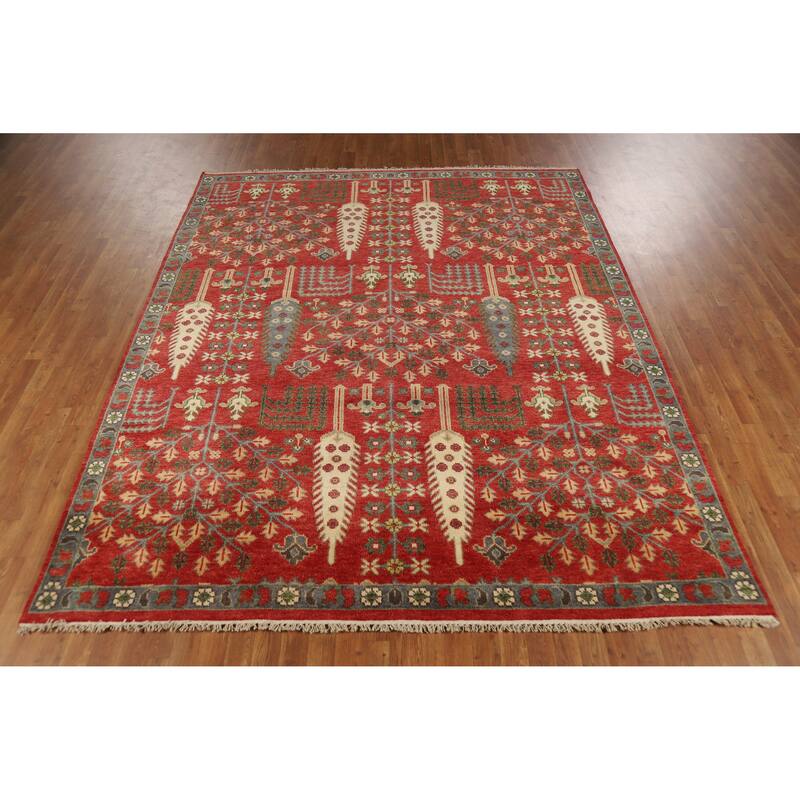 Heriz Serapi Indian Rug Handmade Wool Carpet - 7'11" x 9'8"