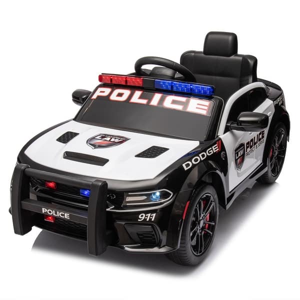 slide 2 of 59, Electric Dodge Charger for Kids w/ Remote Control, MP3, Suspension, Ages 3-8 White