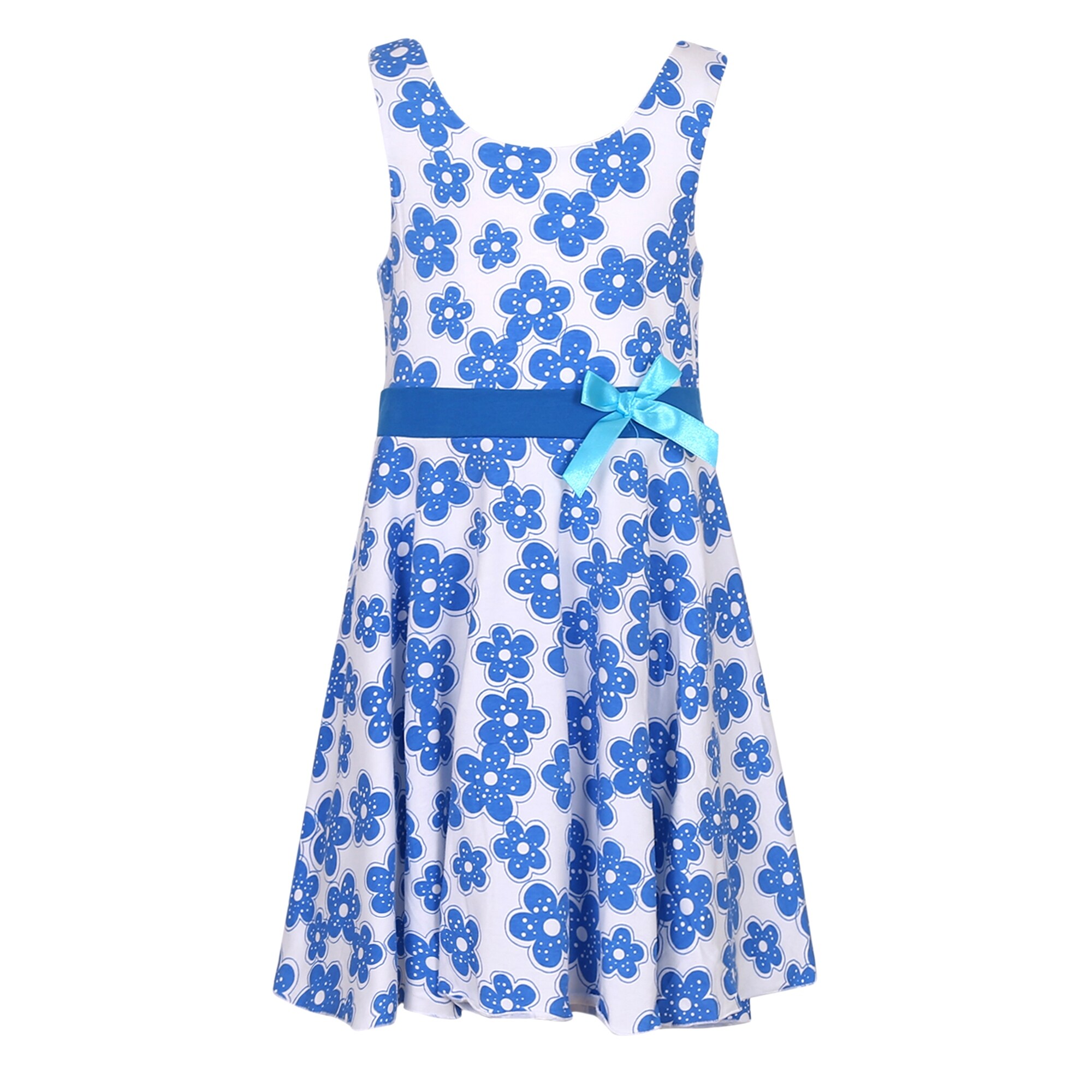 girls blue sundress
