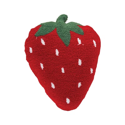 Strawberry Shaped Hooked Pillow