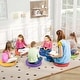 preview thumbnail 6 of 4, 6 Pcs 14'' Floor Cushions Classroom Flexible Seating with Handles