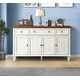 preview thumbnail 4 of 20, Ottfried Traditional 58'' Wide Sideboard with 3 Drawers and 4 Doors by HULALA HOME White