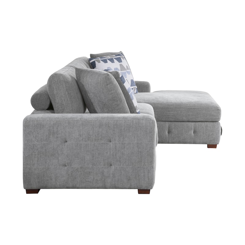 Gillam 2-Piece Sectional Sofa Sleeper with Right Chaise