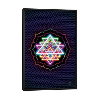 iCanvas "Sri Yantra Portrait" by Jumbie Framed Canvas Print - Bed Bath ...