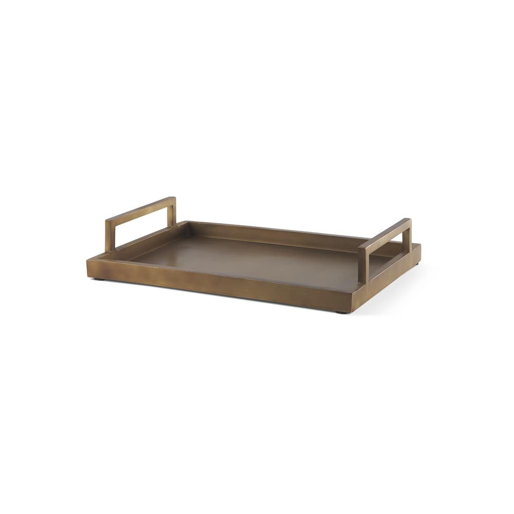 Shay Gold Aluminium Tray (Medium)