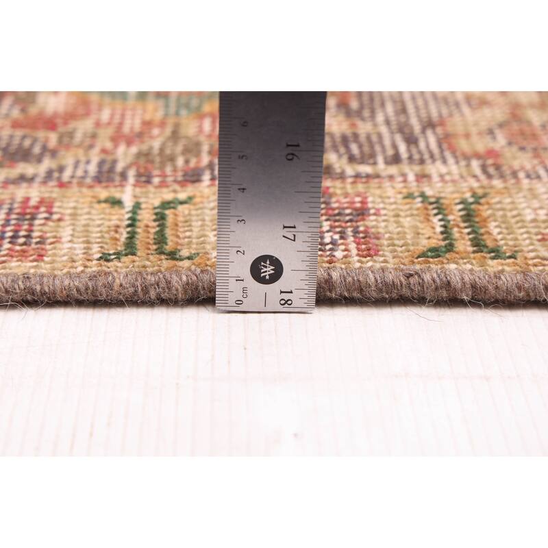 ECARPETGALLERY Hand-knotted Antalya Vintage Dark Copper Wool Rug - 9'2 x 12'8