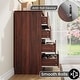 preview thumbnail 20 of 26, Tall Modern Wooden Dresser with 8 Drawers, Deep Storage, Large Chest of Drawers with Wide Top