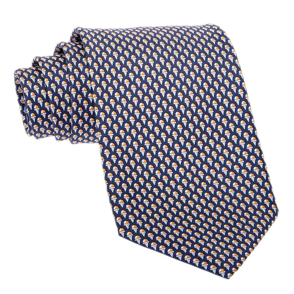 Ferragamo Ice Cream Print Silk Tie