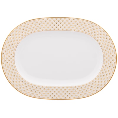 Trocadero Gold Oval Platter, 16"