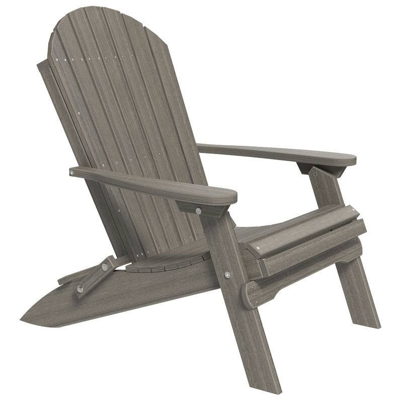 Poly Lumber Folding Adirondack Chair