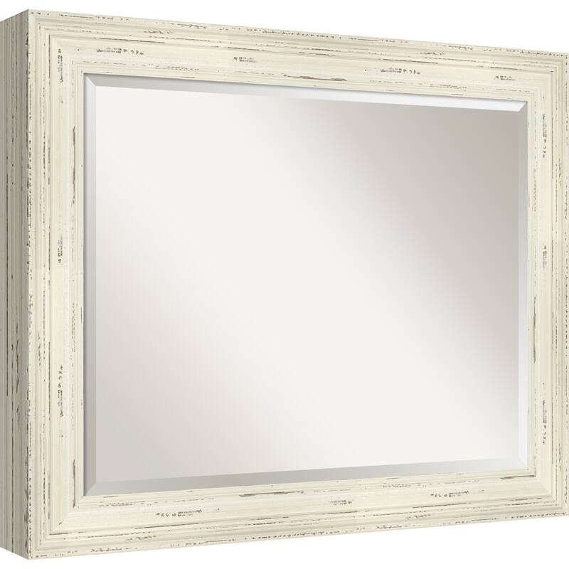 Amanti Art Alexandria Greywash Framed Dry Erase Magnetic Board