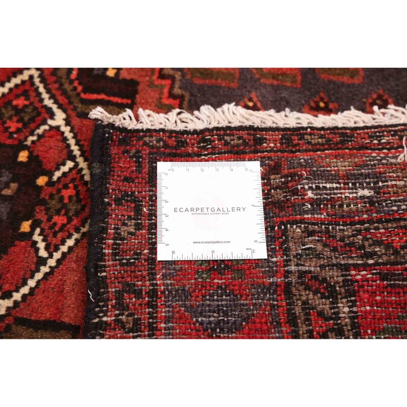 ECARPETGALLERY Hand-knotted Andelz Red Wool Rug - 3'3 x 4'10