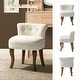 preview thumbnail 15 of 51, Xacobo Modern Velvet Tufted Vanity Stool with Wood Base by HULALA HOME