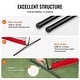 preview thumbnail 7 of 10, 20 x 10 Feet Portable Ball Sports Barrier Protecting Netting with Carry Bag and Steel Pipe Base