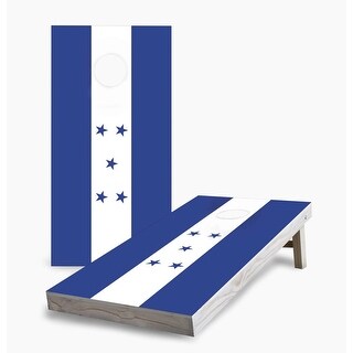 Honduran Flag Cornhole Game (Choose Wraps or Boards)