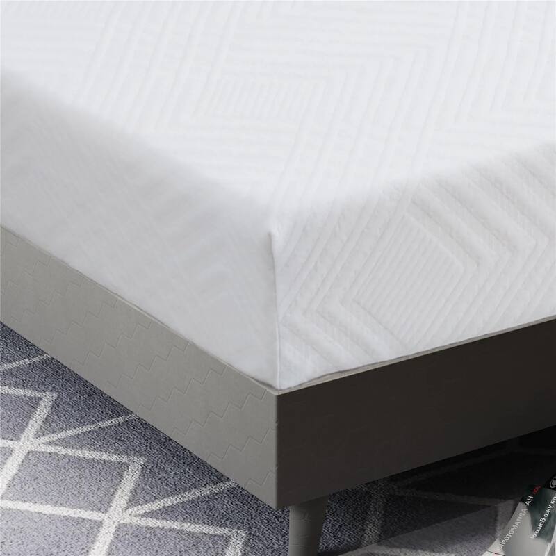 12 inch Memory Foam Mattress, Cooling Gel Green Tea Mattress Bed in a Box, CertiPUR-US Certified