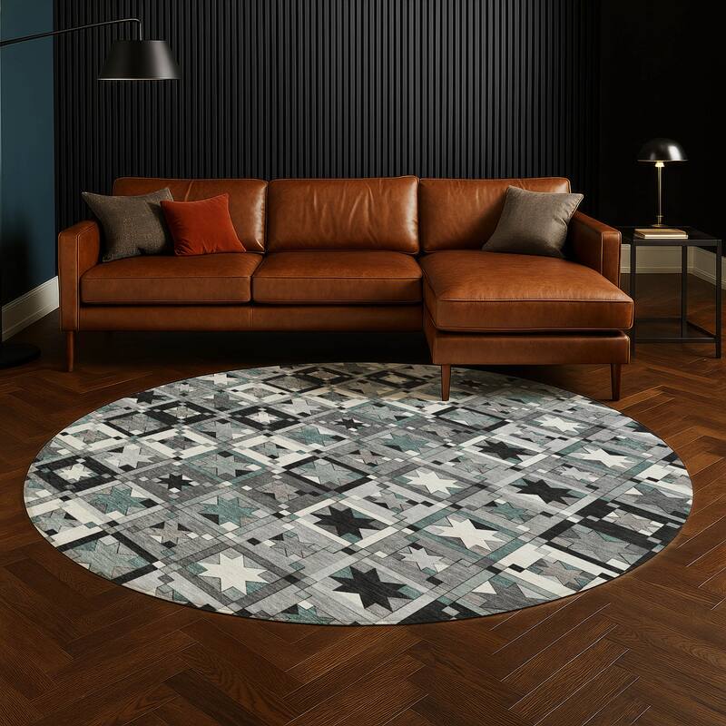 Machine Washable Indoor/ Outdoor Global Goddard Chantille Rug