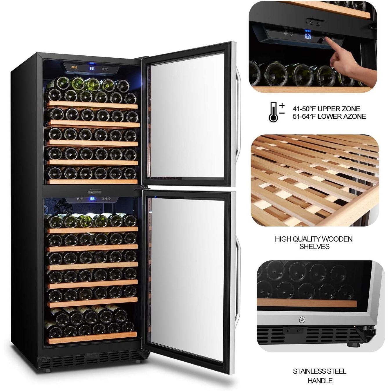 https://ak1.ostkcdn.com/images/products/is/images/direct/b1cddad47d168ac18c375174a05bdd97a1bef238/Lanbo-Built-in-Dual-Zone-Wine-Cooler-with-Dual-Glass-Doors%2C-133-Bottle.jpg