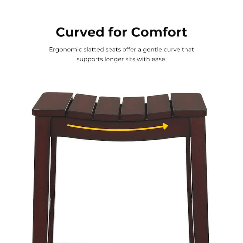 Tarala Farmhouse Counter Height Stool (Set of 2) by Furniture of America