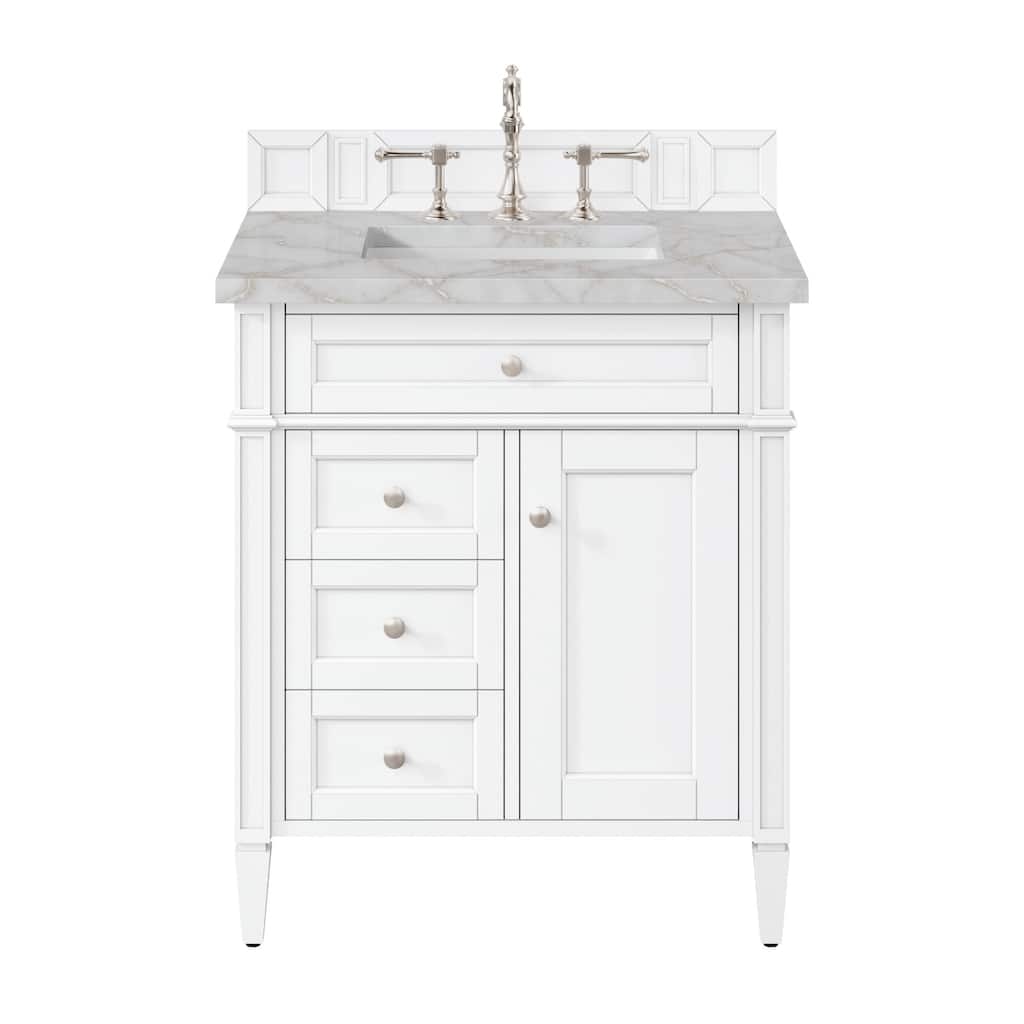 James Martin Vanities 655-V30-3VSL Brittany 30" Free Standing Single