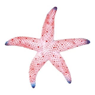 Sea Star Pink Starfish Wall Decor 9 Inch Resin Plaque 