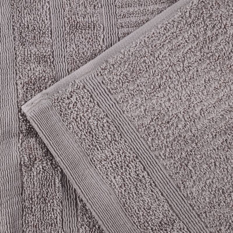 Egyptian Cotton 8 Piece Bath, Hand, and Face Towel Set with Bath Mitt by Superior