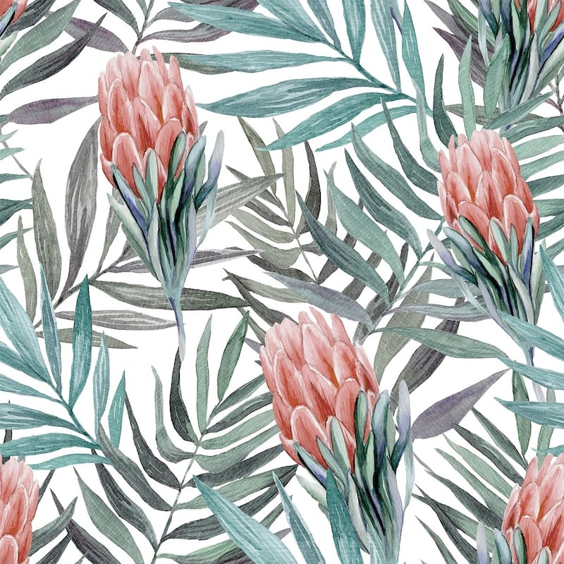 Protea Wallpaper Peel and Stick and Prepasted - Bed Bath & Beyond