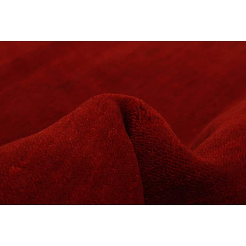 Kashkuli Gabbeh Red Rug 2'7" x 6'8" - 2'7 x 6'8