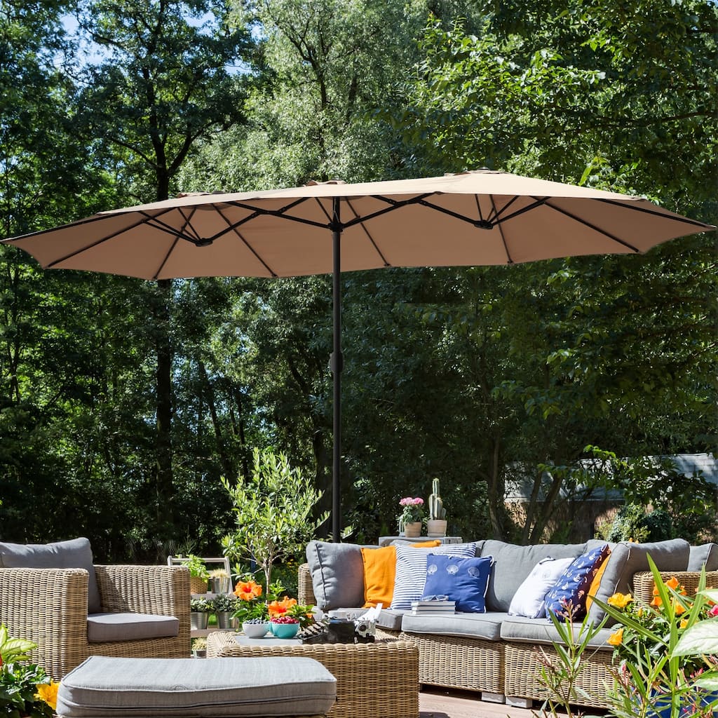 Vrakae 15 FT Patio Umbrella without Base