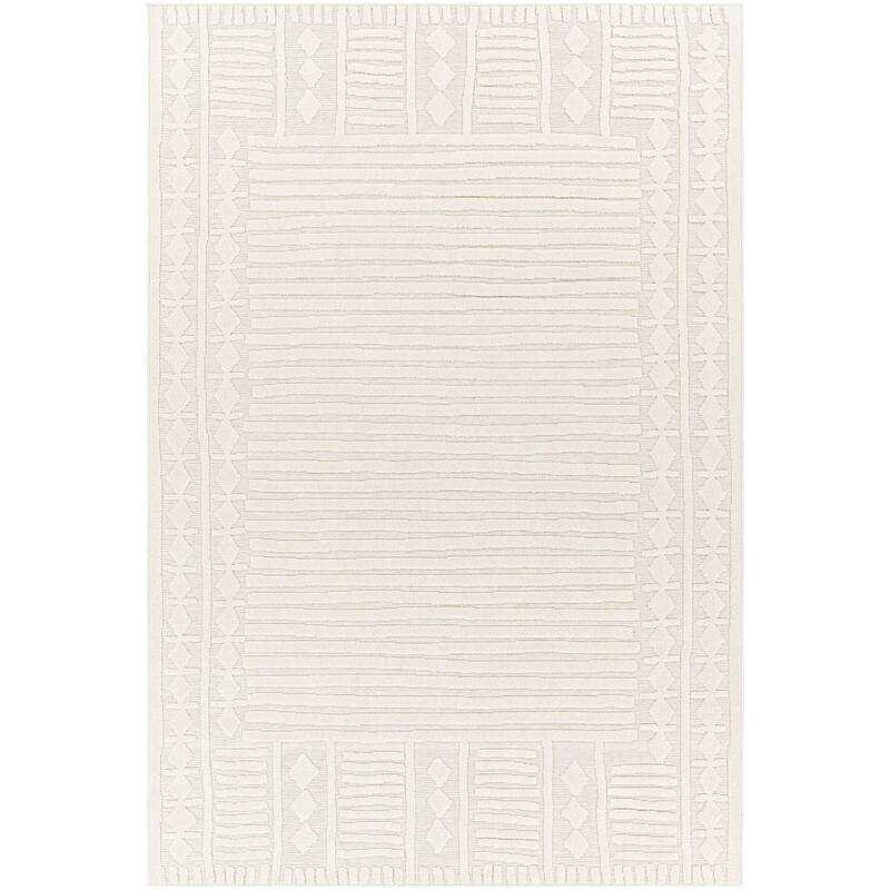 Livabliss Kaidi Global Stripe Outdoor Area Rug