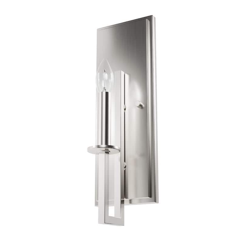 Hunter Bearden Wall Sconce - Hallway, Bedside, Bathroom - Contemporary, Candle, Industrial, Geometric - Damp Rated!