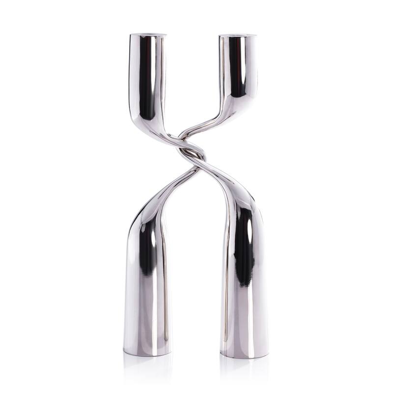 Liaison 2-Piece Metal Candle Holder Set