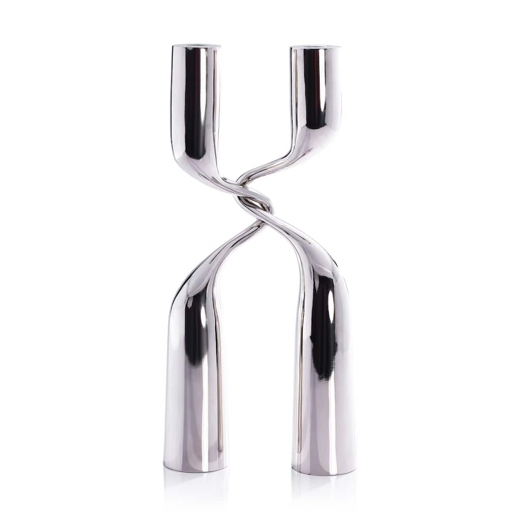Liaison 2-Piece Metal Candle Holder Set