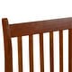 preview thumbnail 10 of 11, Sleek Walnut Platform Bed with Space-Saving Design and Ample Storage - Sturdy Wooden Slat Support - Twin Size, Walnut