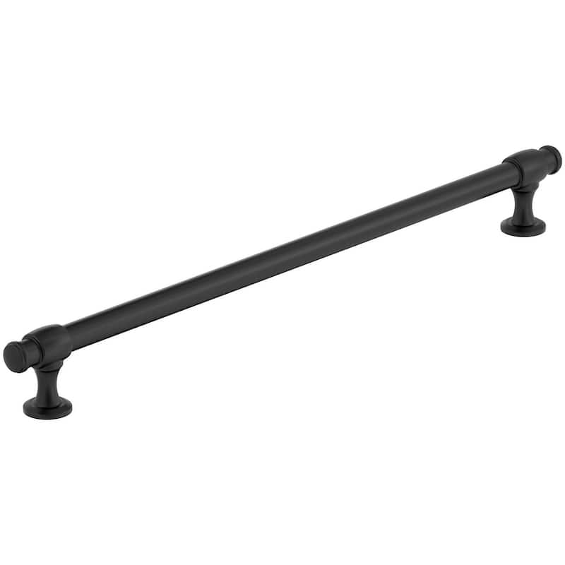 Amerock BP36773 Winsome 12-5/8" Center to Center Bar Cabinet Pull - Matte Black