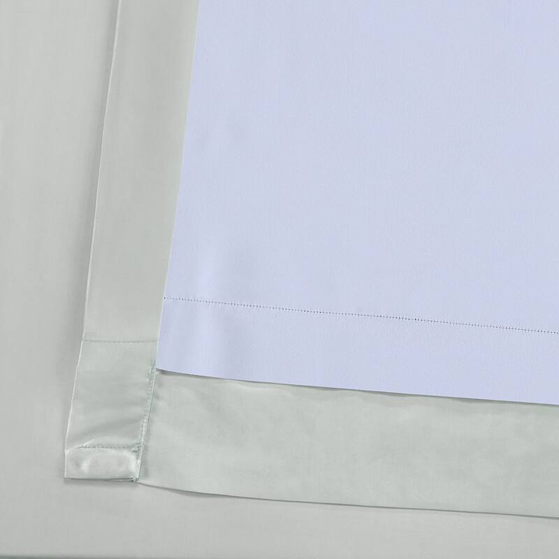 Exclusive Fabric Blackout Faux Silk Taffeta Curtain (1 Panel)