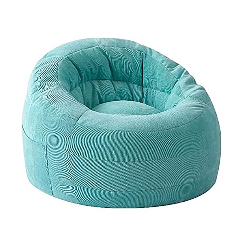 Urban Lifestyle Soft Corduroy Bean Bag Chair - Blue - Large
