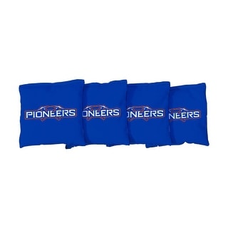 Wisconsin Platteville Pioneers Blue Cornhole Bags