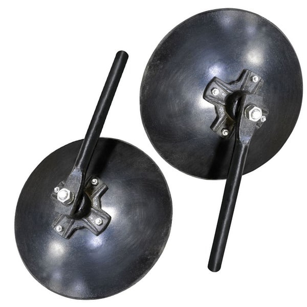 Field Tuff 43 Inch Disc Cultivator Garden Bedder and Hiller For 3 Point