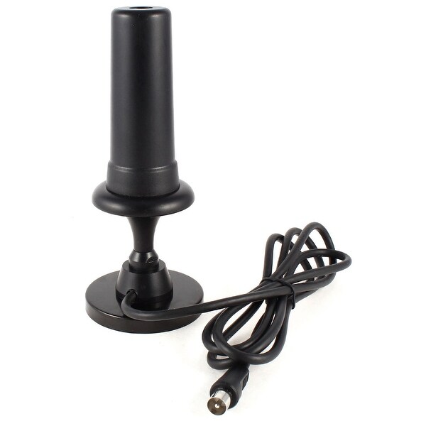 Black Digital Freeview DVB-T Antenna TV Coaxial 36dBi for TV HDTV