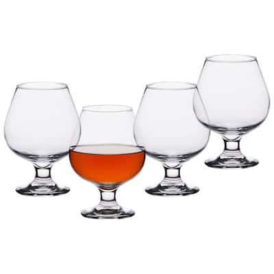 Brandy Snifter Glasses, Set of 4 for Cognac, Bourbon, Scotch, Whiskey (16 oz)