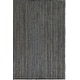 preview thumbnail 7 of 40, Hand-Woven Camino Jute Area Rug 5' x 7' 6" - Navy