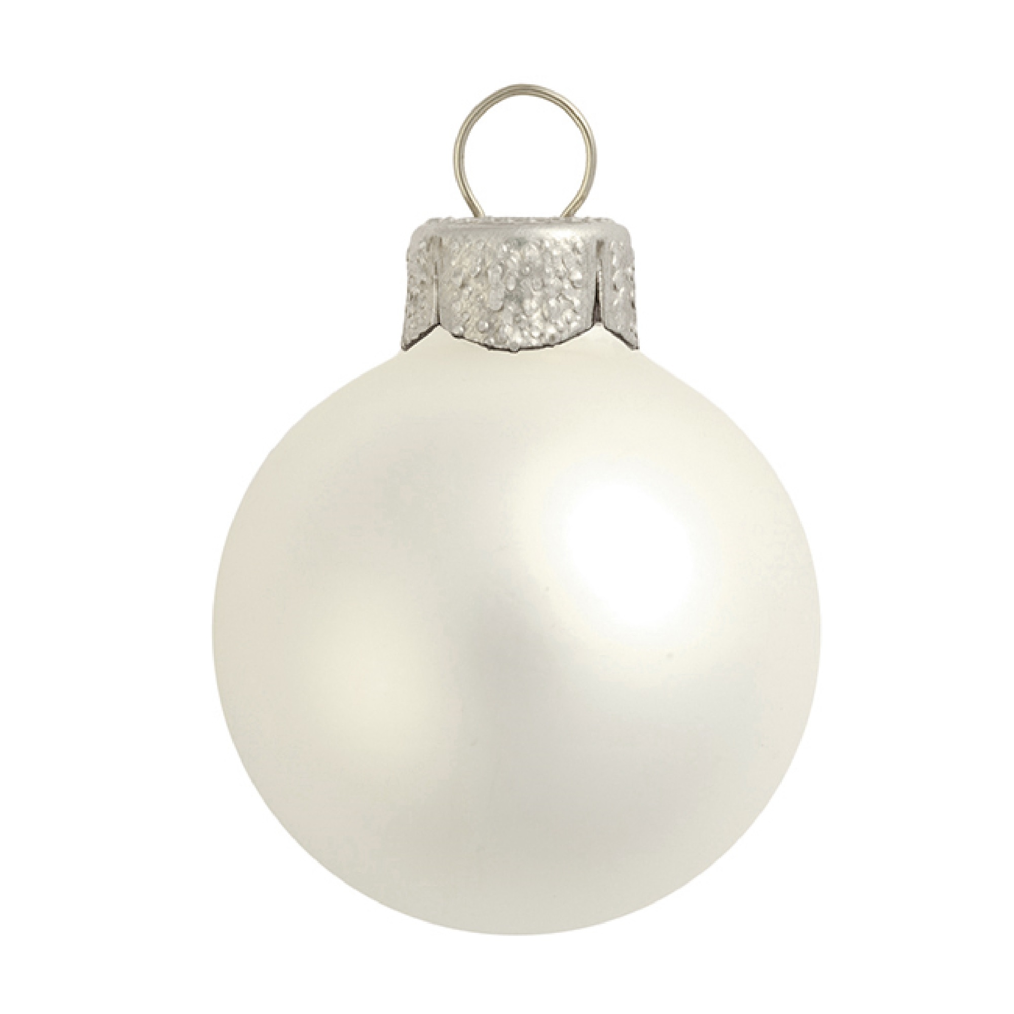 Silver matte christmas ornaments deals