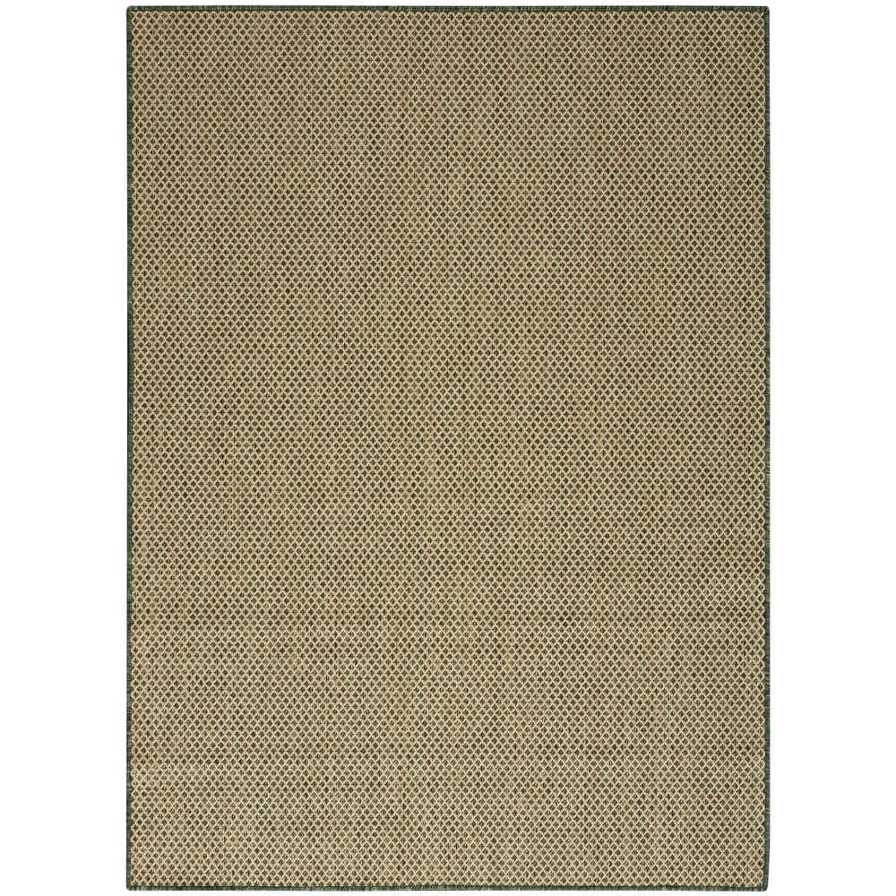 Nourison Courtyard Indoor/Outdoor Modern Geometric Area Rug