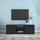TV Cabinet TV Stand with Lights Modern LED TV Cabinet with Drawers ...
