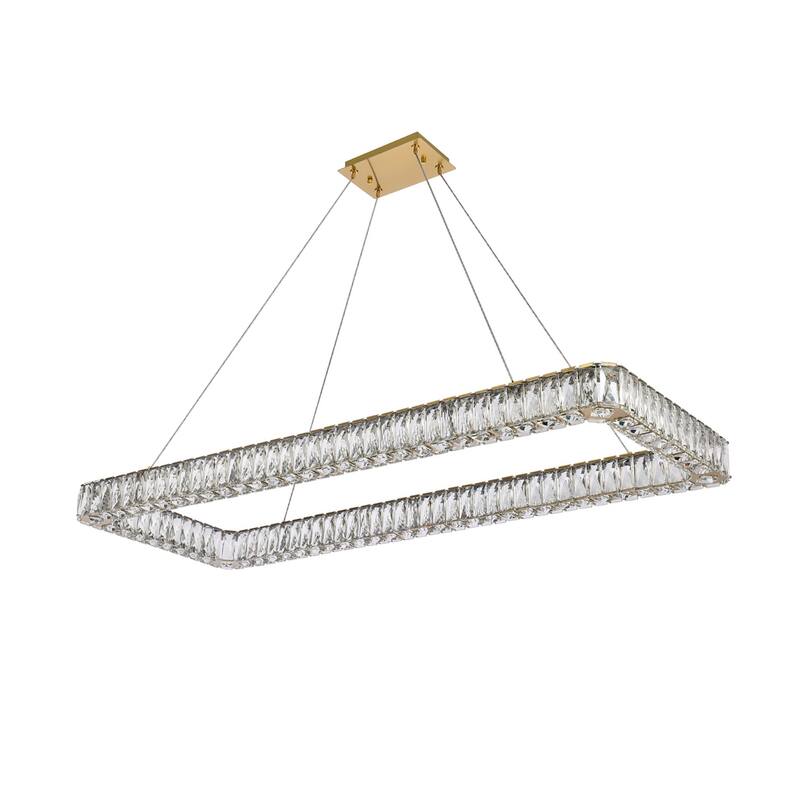 Indigo Home 50 inch LED Single rectangle pendant