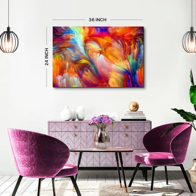 Abstract Colorful Canvas Wall Art