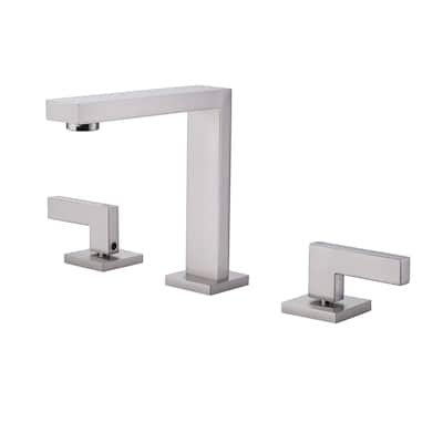 8 Inch Widespread Bathroom Faucet 3 Holes Brass Modern Bathroom Sink Basin Vanity Faucets